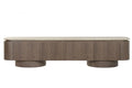 MUEBLE TV MDF GRANITO 200X40X45 MARRON