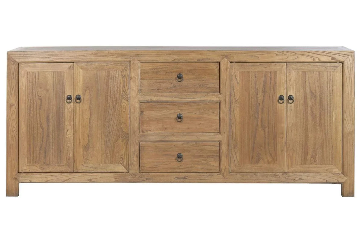 BUFFET MADERA RECICLADA OLMO 200X45X85 NATURAL