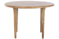 MESA REDONDA COMEDOR MANGO 115X115X76 NATURAL