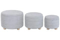REPOSAPIES SET 3 POLIESTER 62X62X43 ALMACENAJE INT
