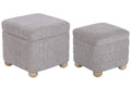 REPOSAPIES SET 2 POLIESTER 43X43X40 ALMACENAJE INT