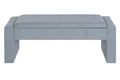 DESCALZADORA CHENILLA MADERA 117X43X45 KD CON TAPA