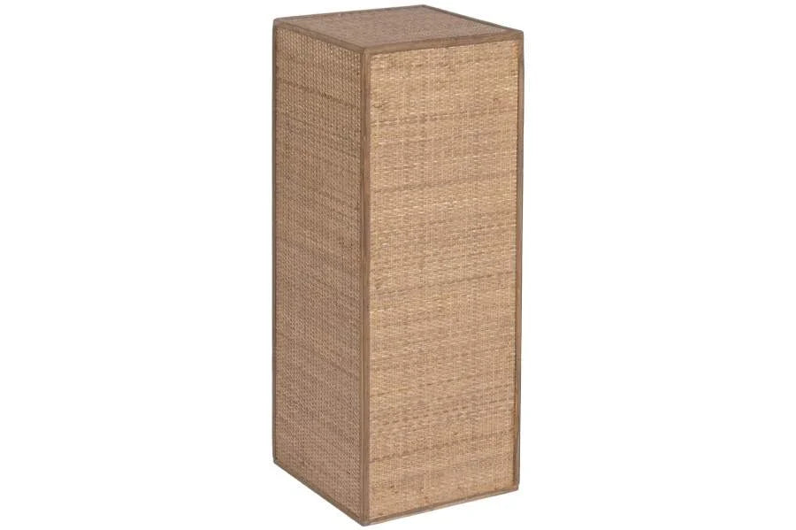 PEDESTAL RATAN MDF 30X30X81 MARRON