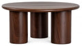 MESA CENTRO MANGO 80X80X35 NATURAL MARRON OSCURO