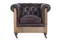 SILLON PIEL MANGO 84X77X79 MARRON