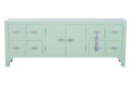 MUEBLE TV ABETO MDF 130X24X51 ORIENTAL VERDE MENTA