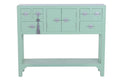CONSOLA ABETO MDF 96X24X79 ORIENTAL VERDE MENTA