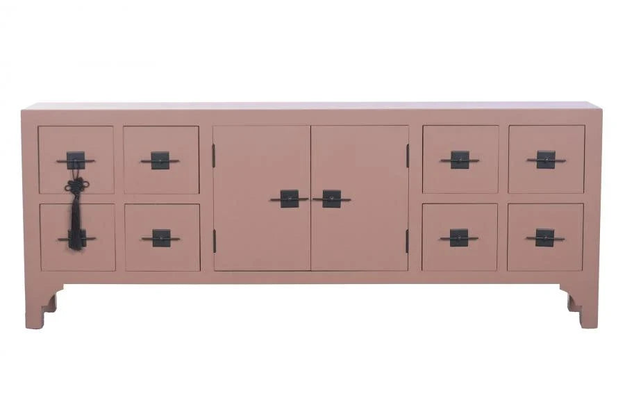 MUEBLE TV ABETO MDF 130X24X51 ORIENTAL MOKA