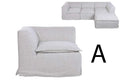 SOFA LINO PLUMA 100X100X74 MODULAR