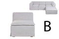 SOFA LINO PLUMA 75X100X74 MODULAR