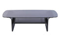 MESA CENTRO CRISTAL TEMPLADO MDF 140X75X40,2 NEGRO
