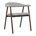 SILLA METAL POLIESTER 60X59X74 MARRON