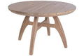 MESA REDONDA COMEDOR TECA 120X120X75