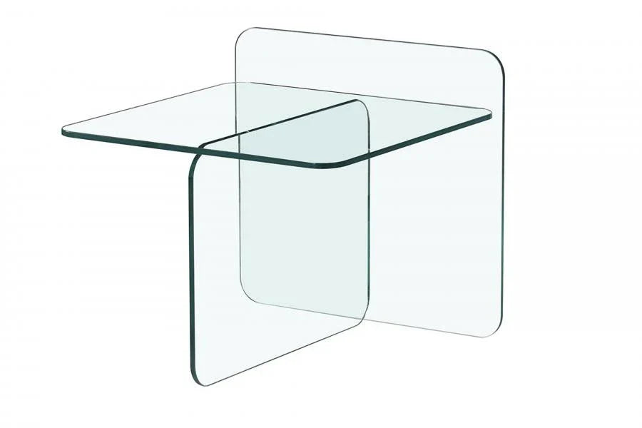 MESITA AUXILIAR CRISTAL TEMPLADO 50X50X46