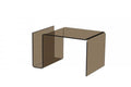 MESITA AUXILIAR CRISTAL TEMPLADO 61X37X42 AMBAR