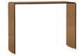 CONSOLA CRISTAL 100X28X75 TEMPLADO AMBAR