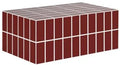 MESA CENTRO MDF GLOSS 100X60X40 LACADO GRANATE
