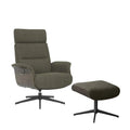 BUTACA SET 2 POLIESTER METAL 83X85X107