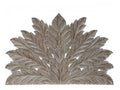 CABECERO CAMA MDF 183X3X122 HOJAS DECAPE NATURAL
