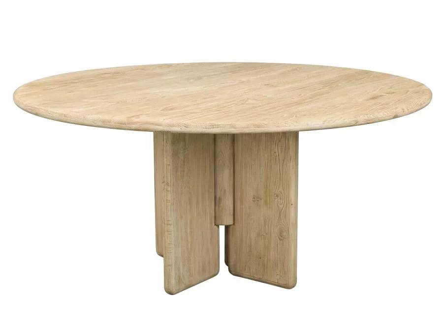 MESA REDONDA COMEDOR PINO RECICLADO 160X160X75