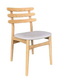 SILLA OLMO POLIESTER 46X45X80 MARRON CLARO