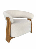 BUTACA OLMO POLIESTER 66X61X67 MARRON OSCURO