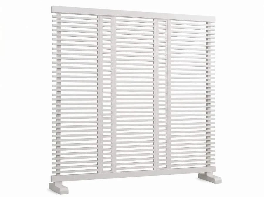 SEPARADOR DE AMBIENTES TECA 160X25X170 BLANCO