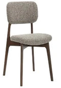 SILLA MADERA POLIESTER 50X54X83 BEIGE
