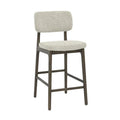 TABURETE MADERA POLIESTER 44X52,5X96 BEIGE