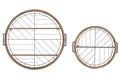 ESTANTERIA PARED SET 2 METAL ABETO 83X23X86