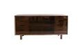 BUFFET MADERA DE CAUCHO CRISTAL 160X40X75 MARRON