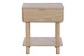 MESITA DE NOCHE ABETO MDF 48X40X56 MARRON
