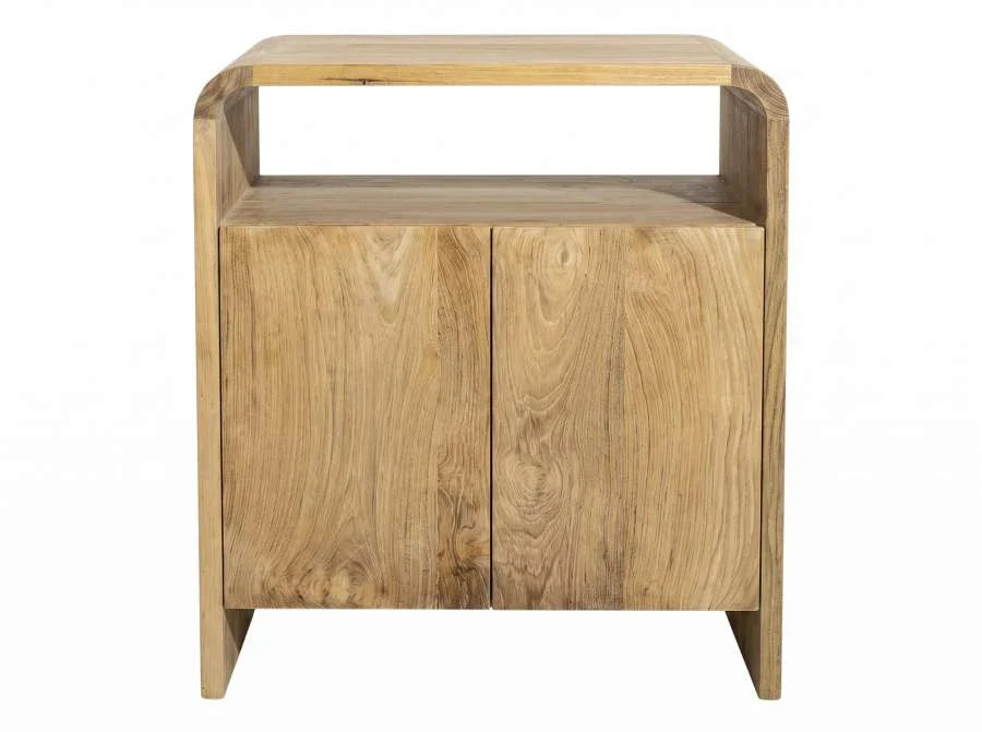 MESITA DE NOCHE TECA 50X40X60 MARRON