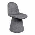 SILLA POLIESTER MADERA 45X55X81 GRIS CLARO