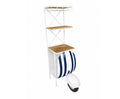 BOTELLERO HIERRO MANGO 110X50X80 MOTO BLANCO