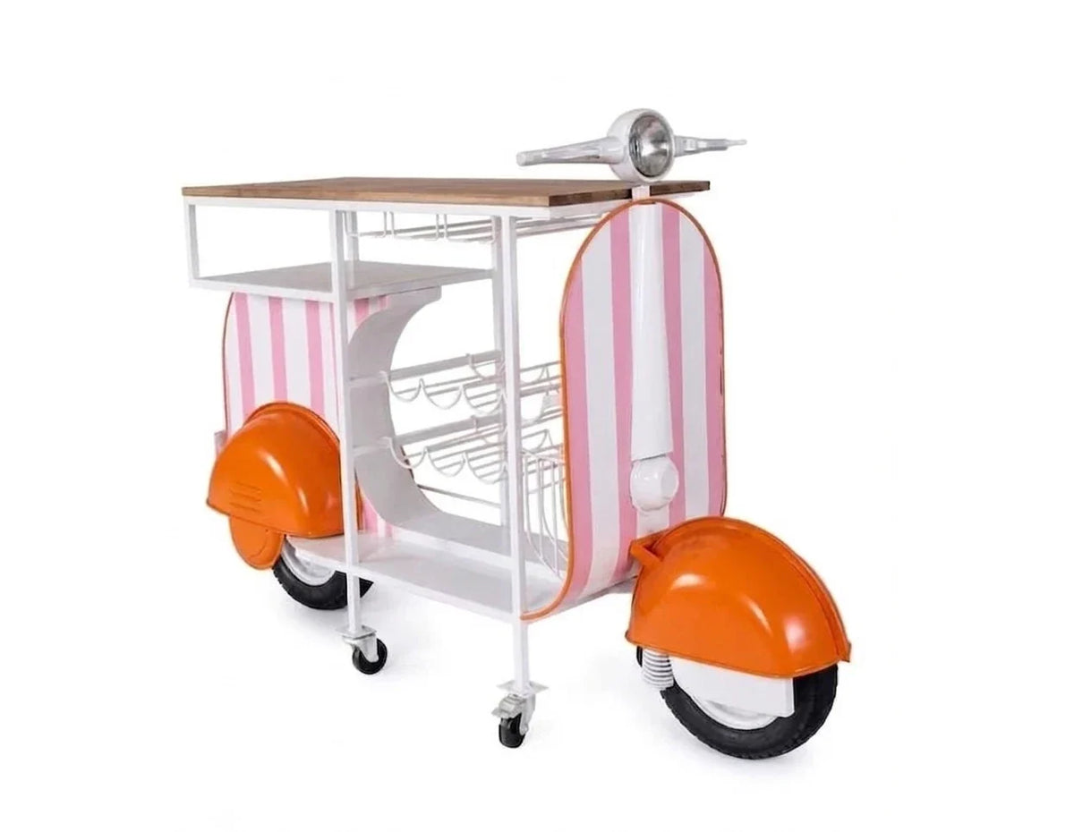 BOTELLERO HIERRO MANGO 180X45X99 MOTO ROSA