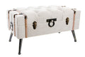 DESCALZADORA LINO MDF 82X42X43 BEIGE