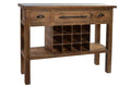 CONSOLA MADERA 120X35X95 BOTELLERO