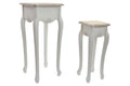 MESITA AUXILIAR SET 2 ABETO 35X35X80 NATURAL