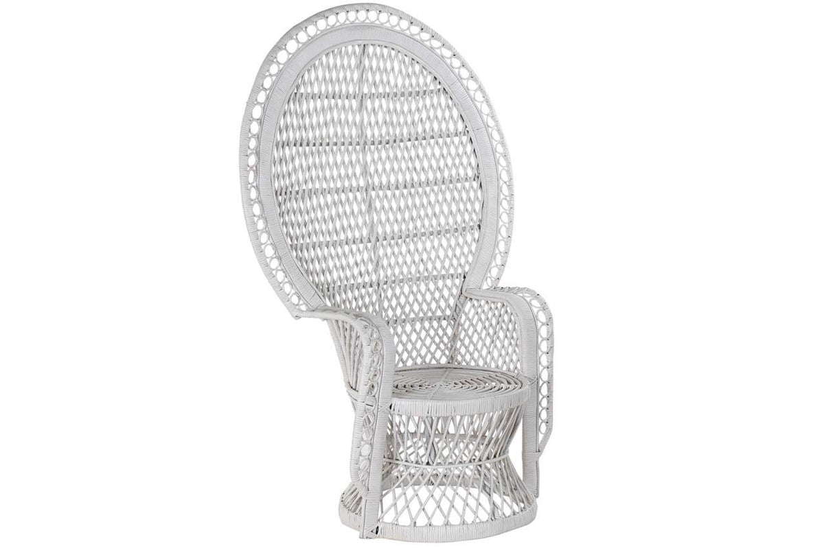 SILLON RATAN 97X66X144 EMMANUELE BLANCO
