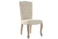 SILLA LINO RUBBERWOOD 51X47,5X101 TIRADOR BEIGE