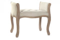 DESCALZADORA LINO RUBBERWOOD 65X46X60 BEIGE