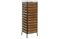 CAJONERA ABETO HIERRO 40X33X122 NEGRO