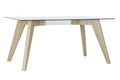 MESA COMEDOR CRISTAL MDF 160X90X75 TEMPLADO