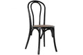 SILLA OLMO RATAN 43X44X89 APILABLE NEGRO
