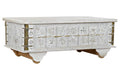 MESA CENTRO MANGO METAL 115X60X45 DECAPE BLANCO