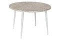 MESITA AUXILIAR MANGO METAL 75X75X50 DECAPE BLANCO