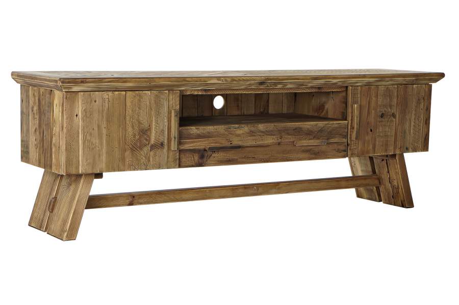 MUEBLE TV MADERA RECICLADA 180X45X60 NATURAL