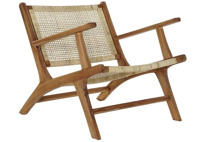 BUTACA TECA RATAN 69X78X68 NATURAL