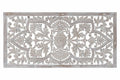 CABECERO CAMA MDF 160X3,5X81 TALLADO BLANCO